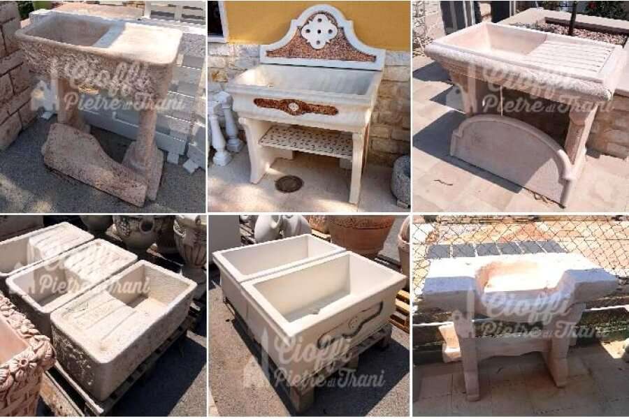 Lavabi Da Giardino In Pietra.Articoli Per Il Giardino E L Arredamento Di Esterni Lavabo Lavandino Lavello Rustico In Cemento E Polvere Di Marmo Pietra Inte Este Articoli Per Il Giardino E L Arredamento Di Esterni Laghetti E Giochi